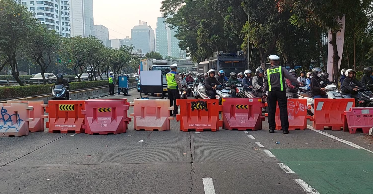 18.504 Personel Dikerahkan Kawal Demo di Jakarta Pusat