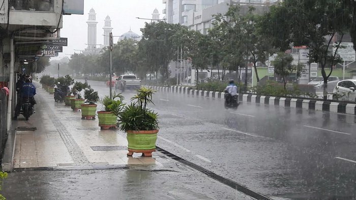 Balikpapan Diguyur Hujan Merata Usai Kemarau Sejak Juli